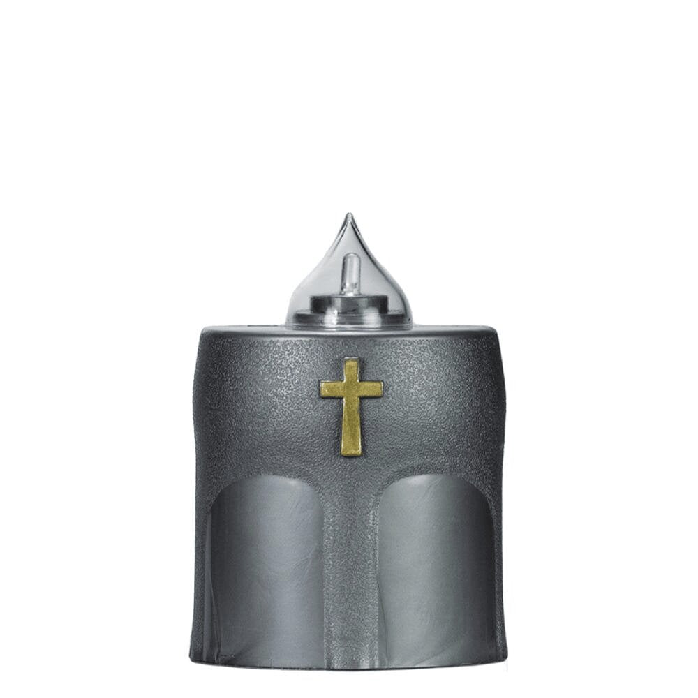 Vela Cirio LED EP650 Prateado