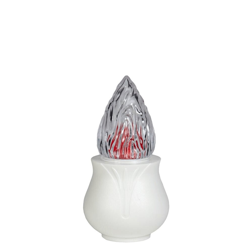 Vela Cirio LED Pieta Branca