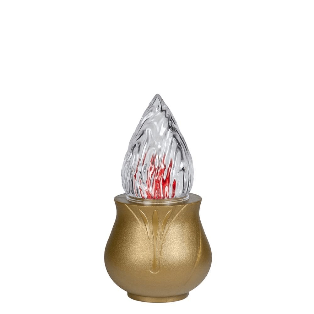 Vela Cirio LED Pieta Dourada