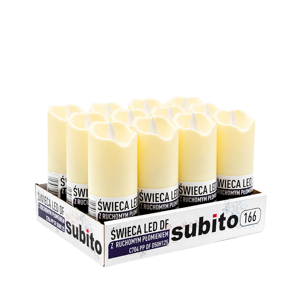 Vela Elétrica Chama Real Led 166
