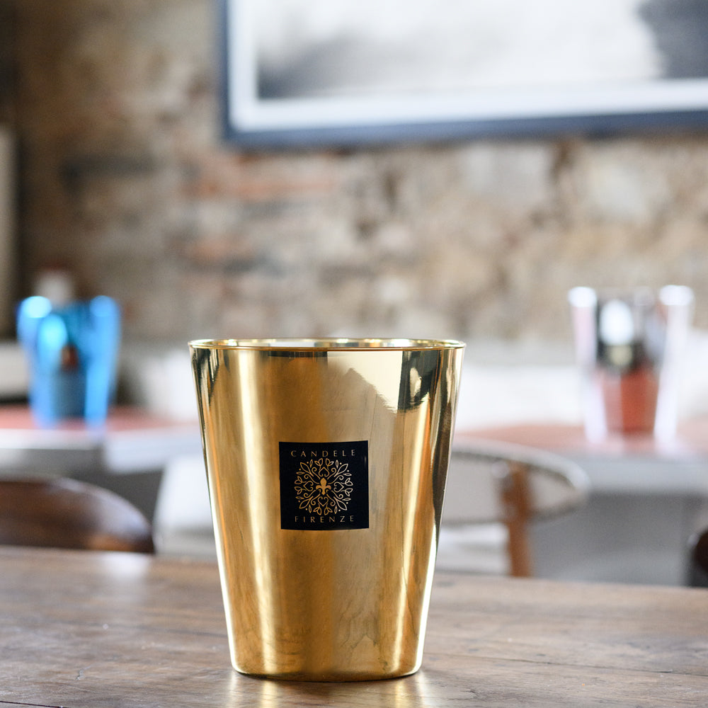 Vela Copo Firenze Aromático Caramelo 70h