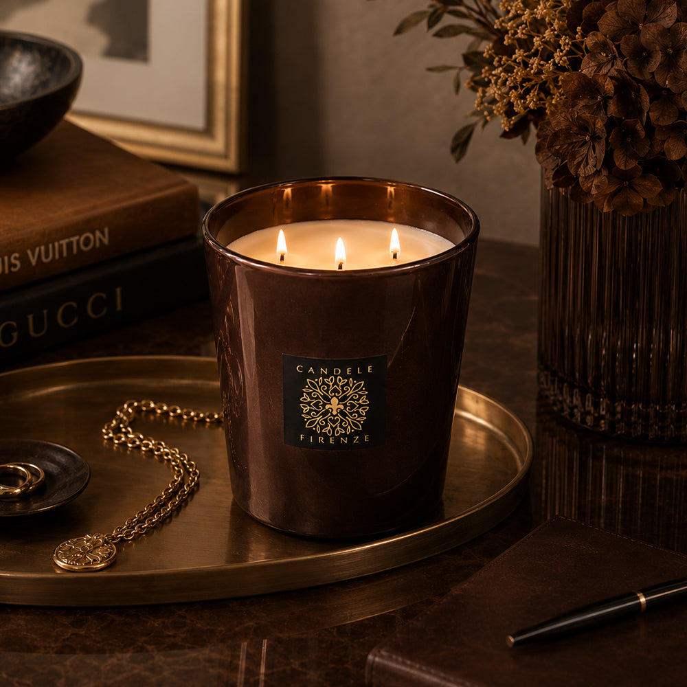 Vela Copo Firenze Aromático Vetiver 70h