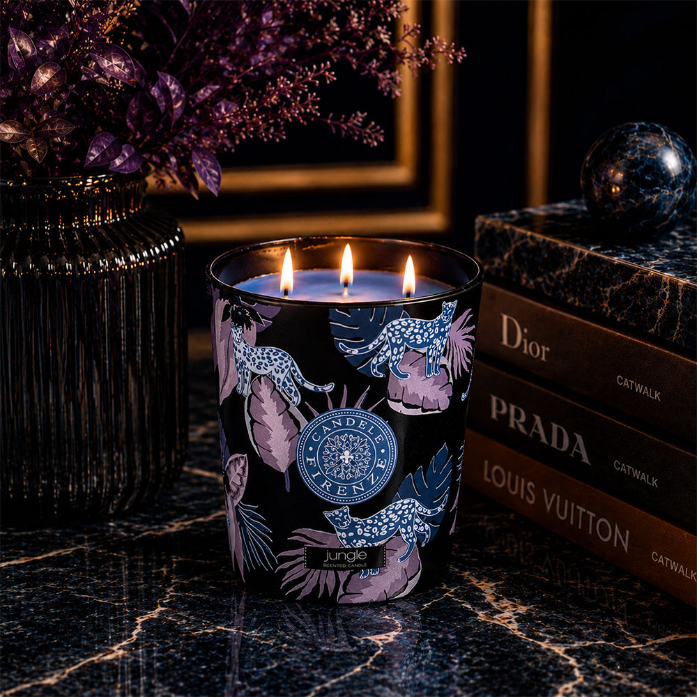 Vela Copo Firenze Mot. Selva Aromático Vetiver 70h