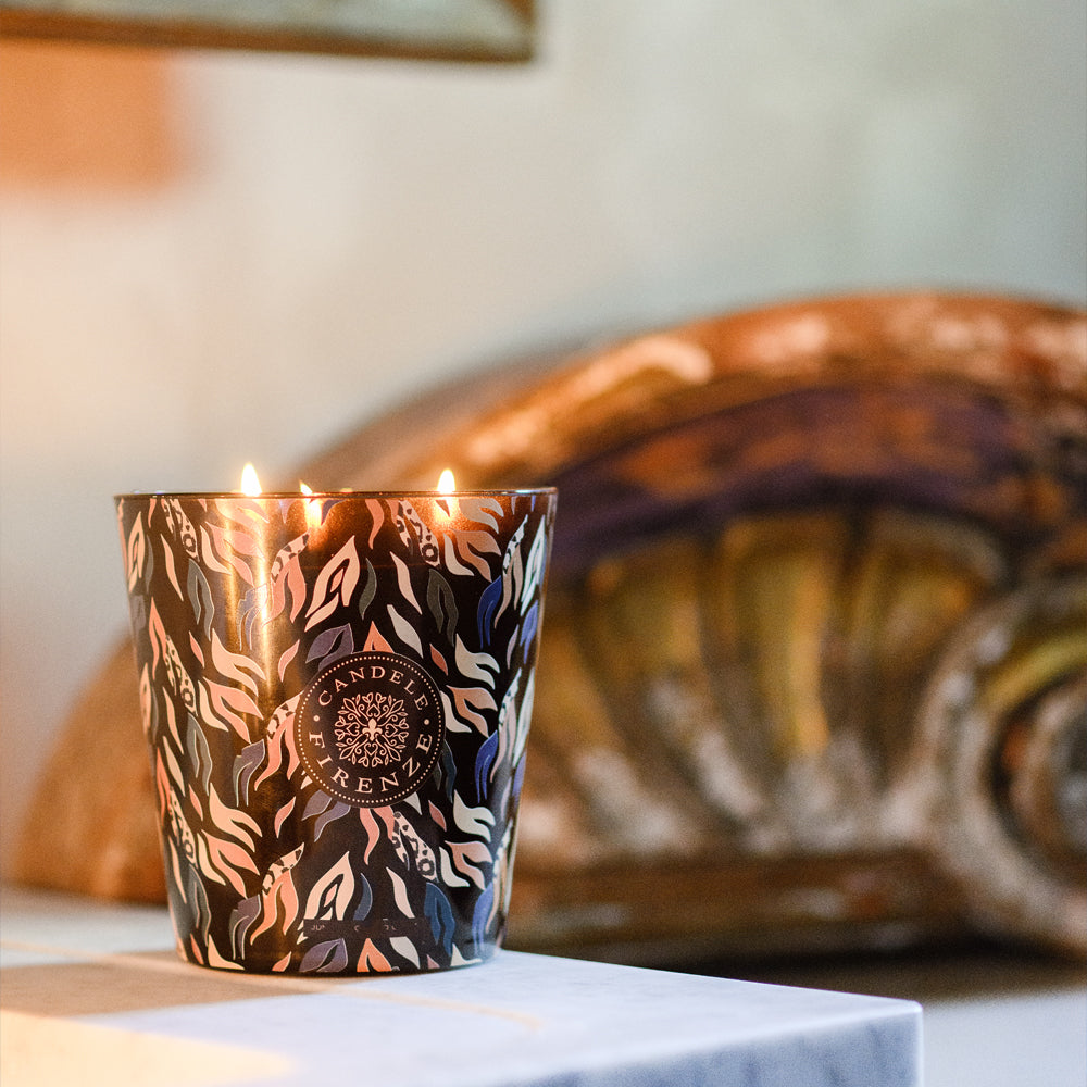 Vela Copo Firenze Mot. Selva Aromático Apimentado 70h