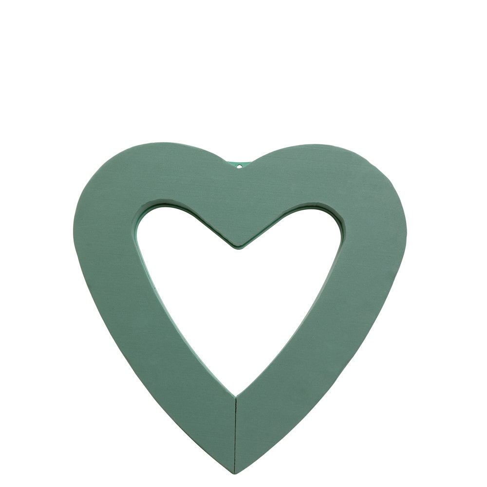 Esponja Floral Coração Aberto Flores Naturais 250mm