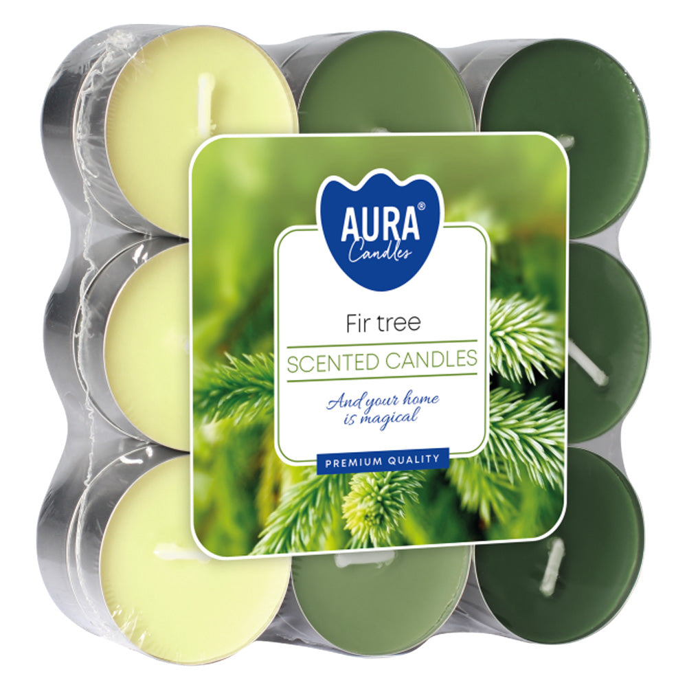 Vela Tealight Aromática Pack.18 Abeto 4h