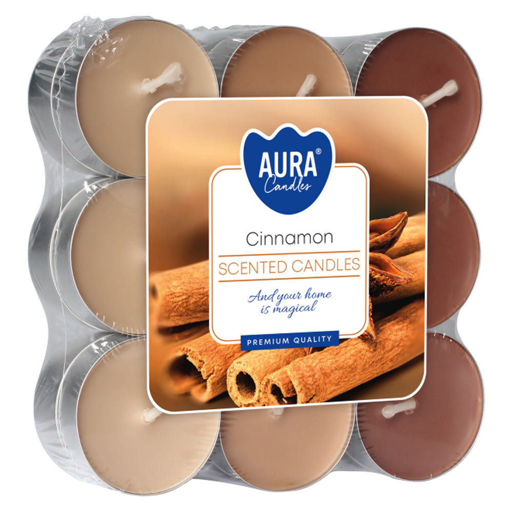 Vela Tealight Aromática Pack.18 Canela 4h