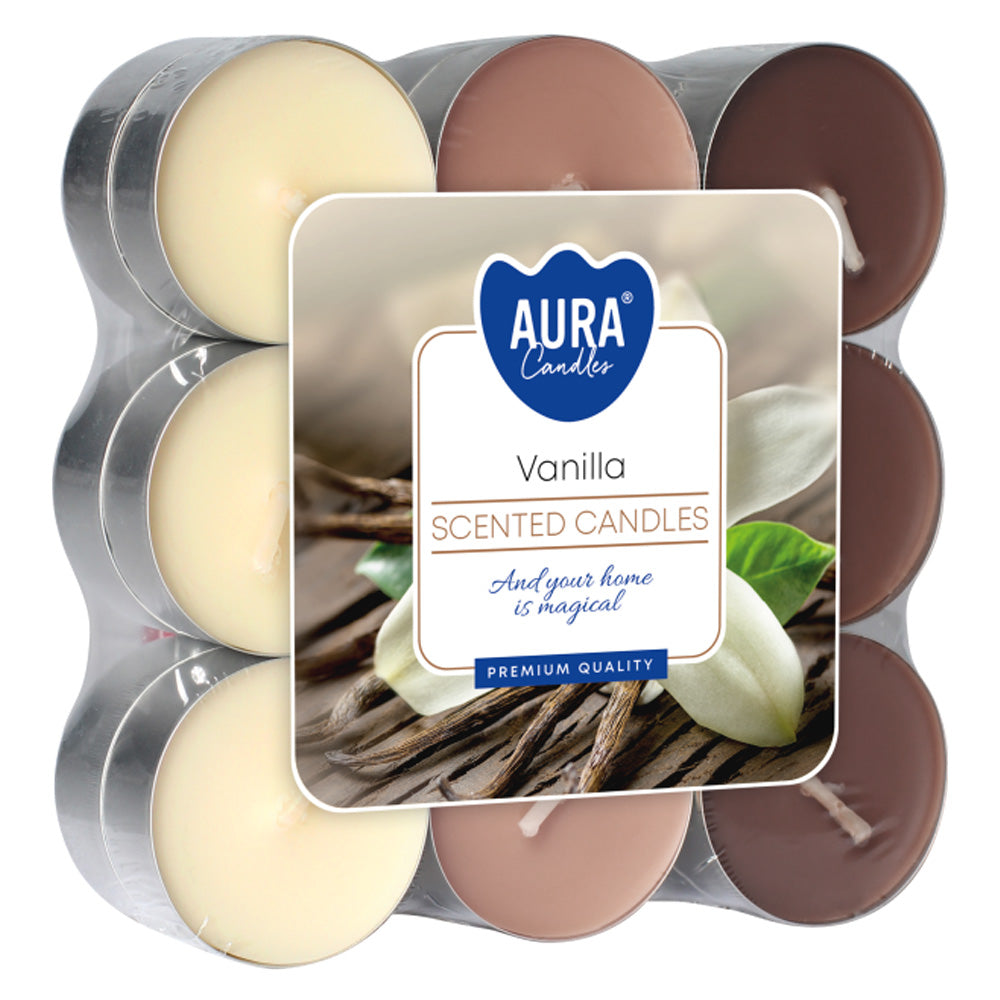 Vela Tealight Aromática Pack.18 Baunilha 4h