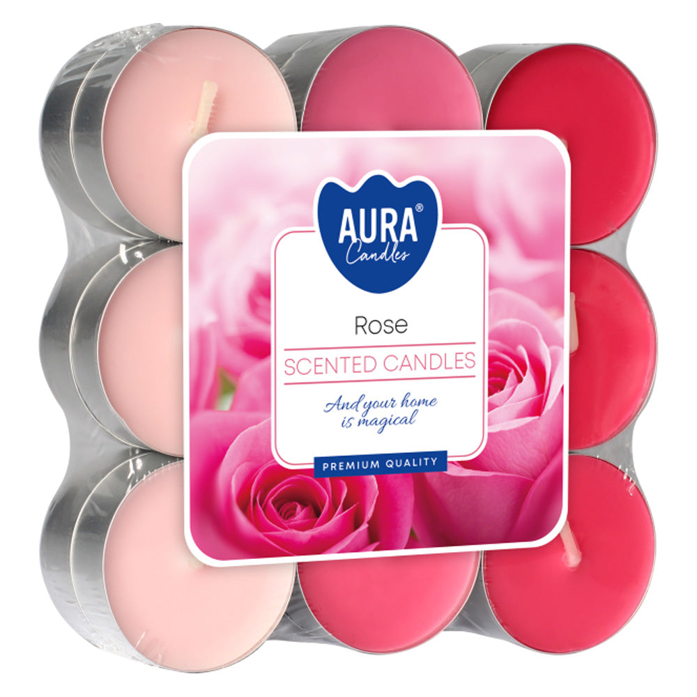 Vela Tealight Aromática RosaPack.18