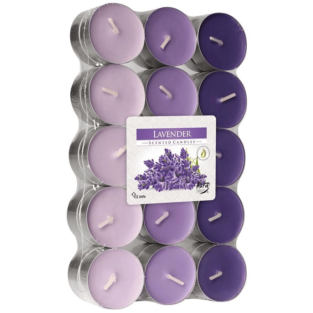 Vela Tealight Aromática Pack.30 Lavanda 4h