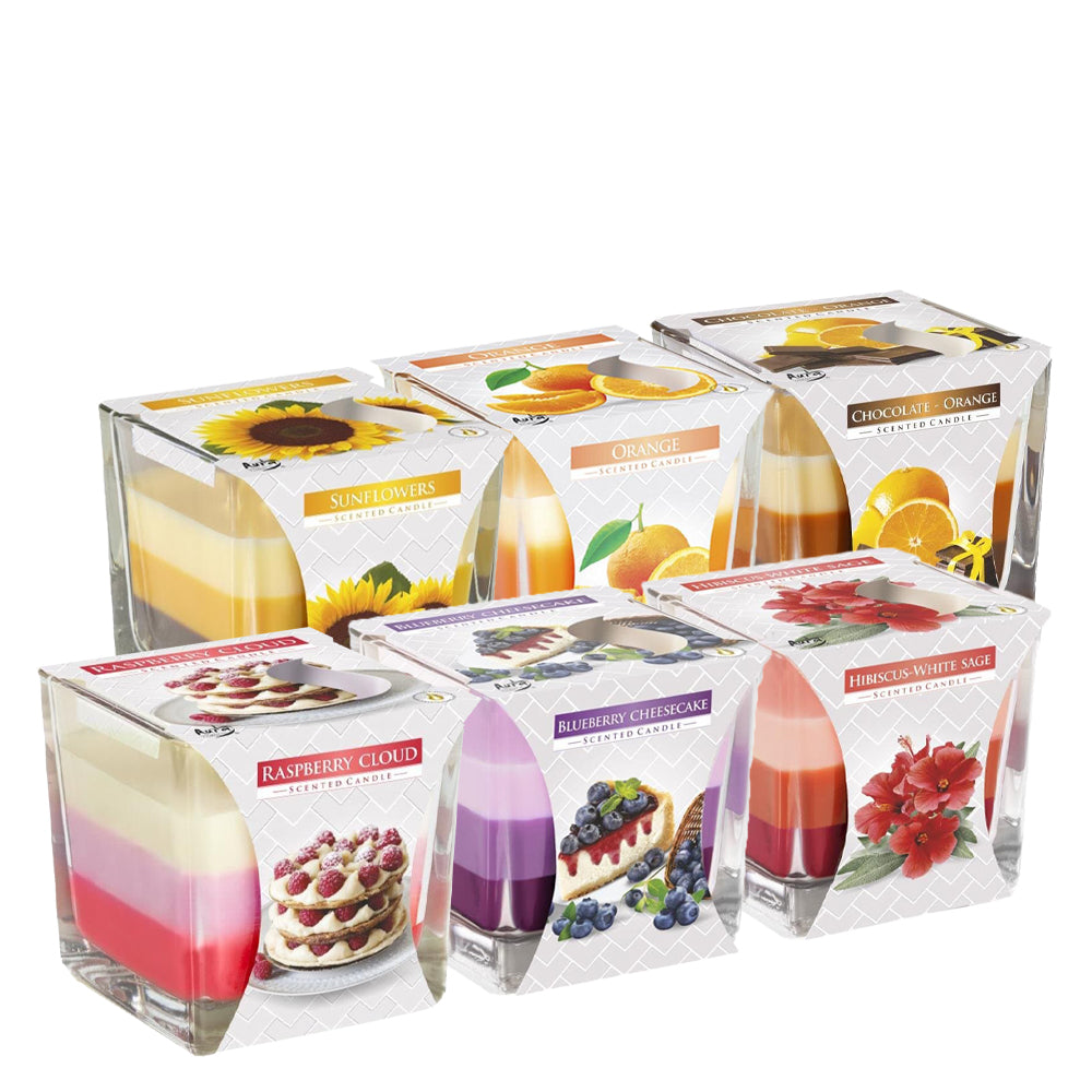 Pack Vela Copo Aromática SNK80 Sortido