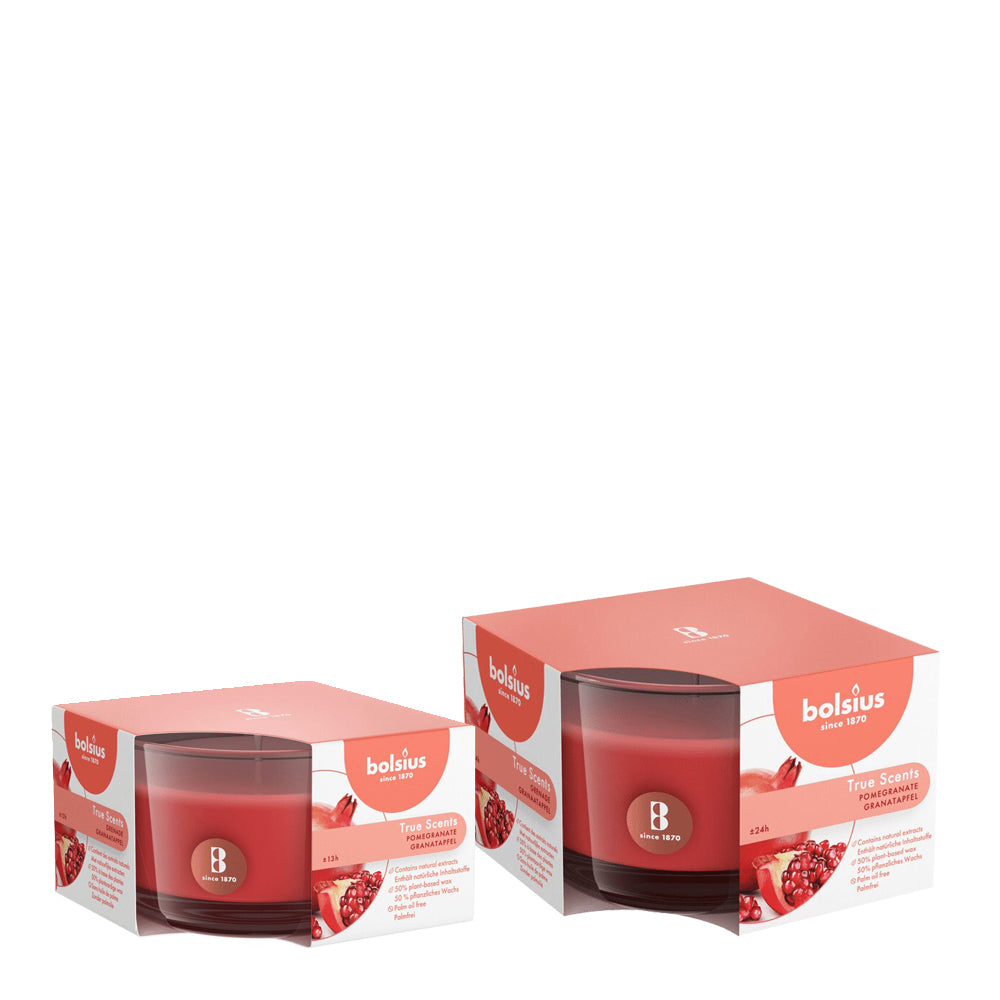 Pack Vela Copo Aromática Romã