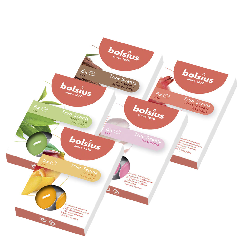 Pack Vela Tealight Aromática de 6un. Sortida