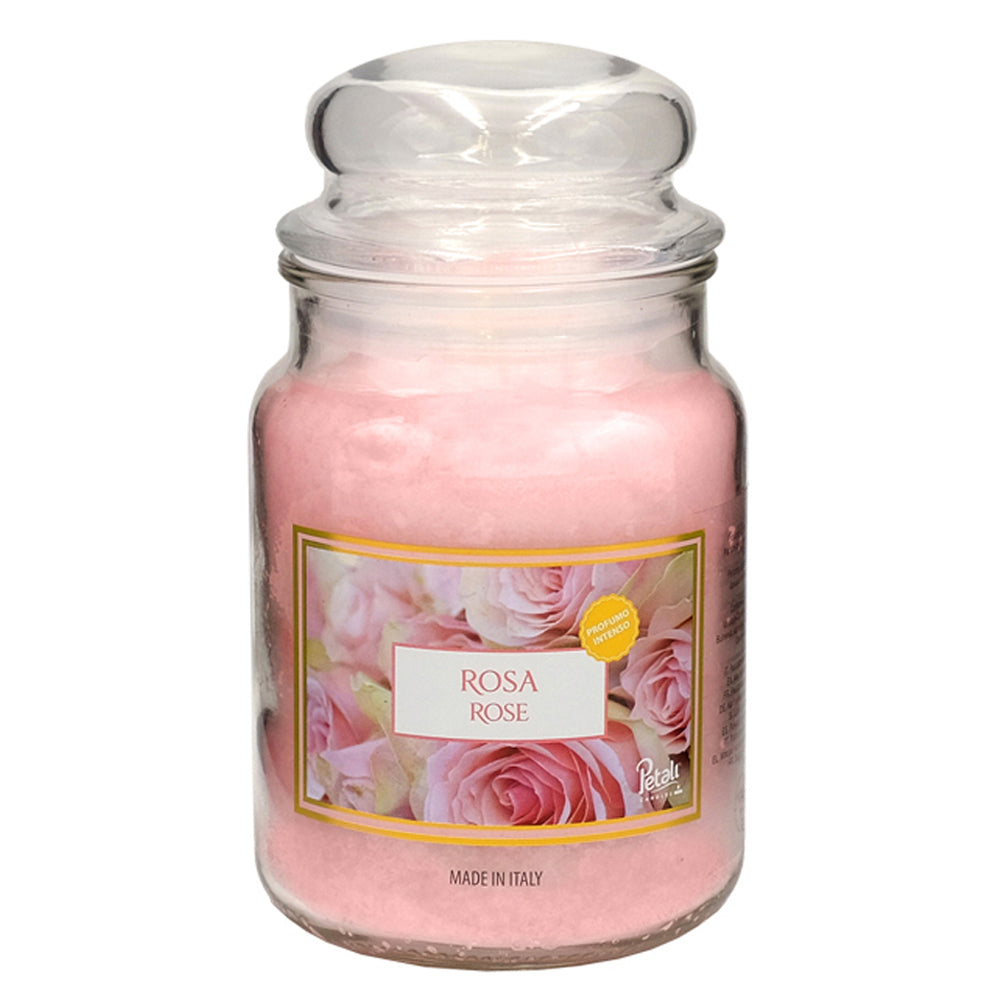 Vela Frasco Aromático Rosa 100h