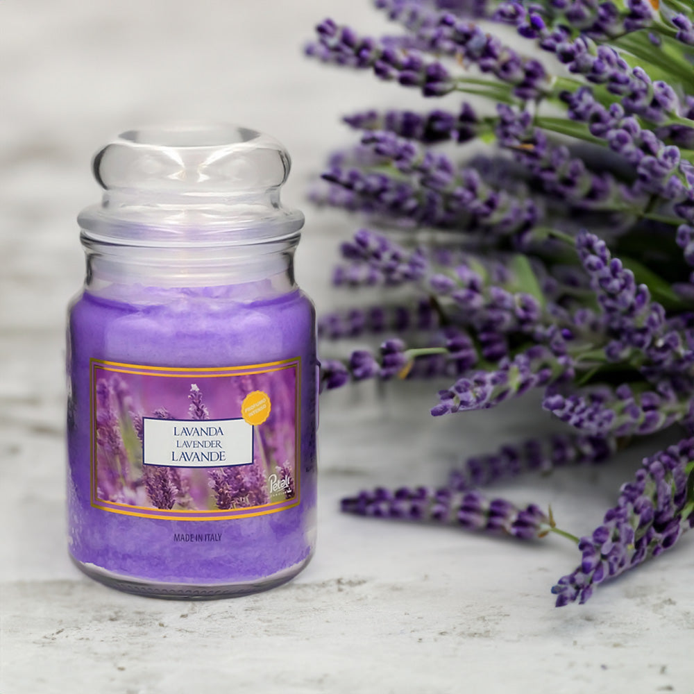 Vela Frasco Aromático Lavanda 100h