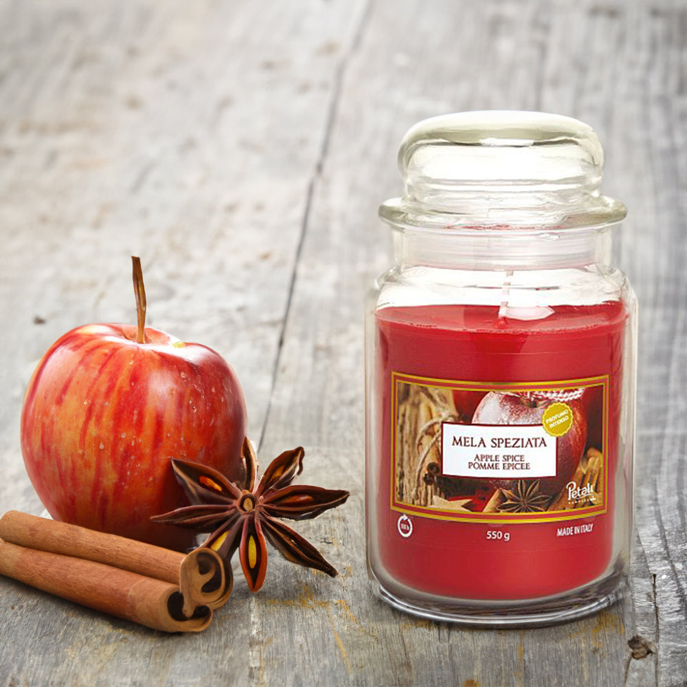 Vela Frasco Aromático Maçã & Especiarias 100h