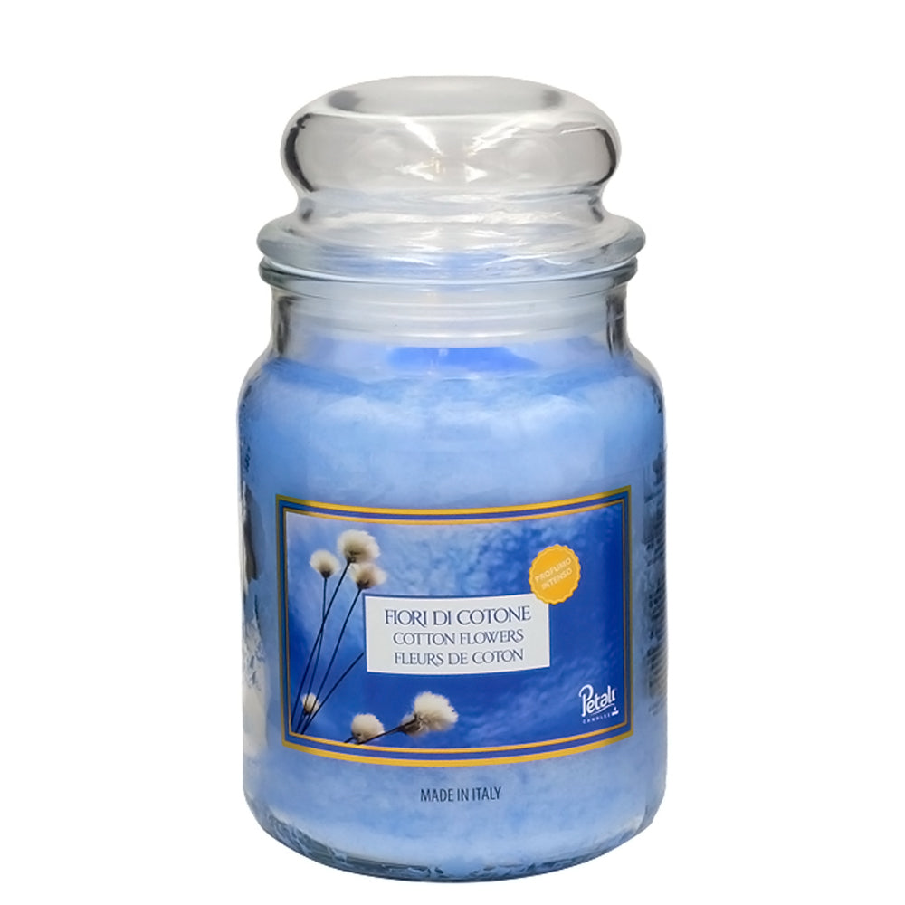 Vela Frasco Aromático PTBJ Flor Algodão 100h