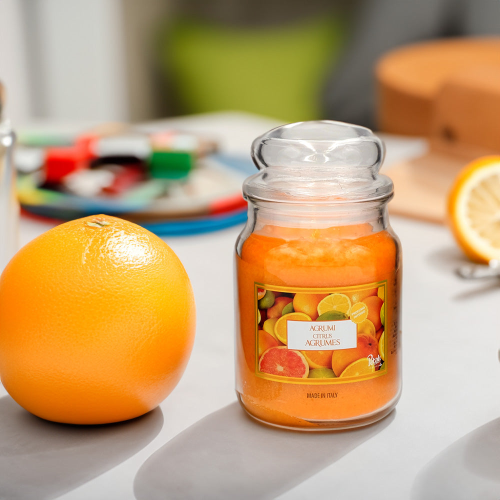 Vela Frasco Aromático Citrinos 100h