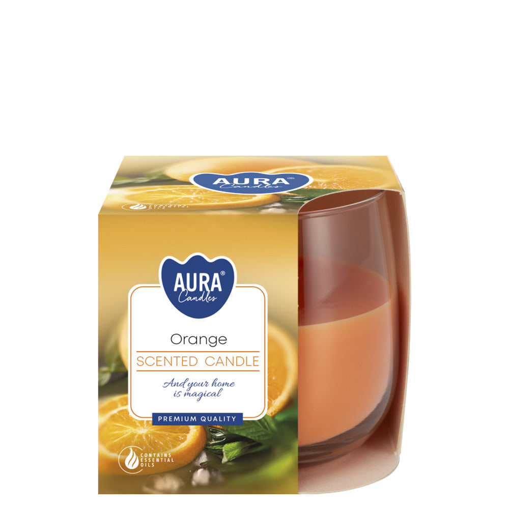 Vela Copo Aromático Laranja 24h