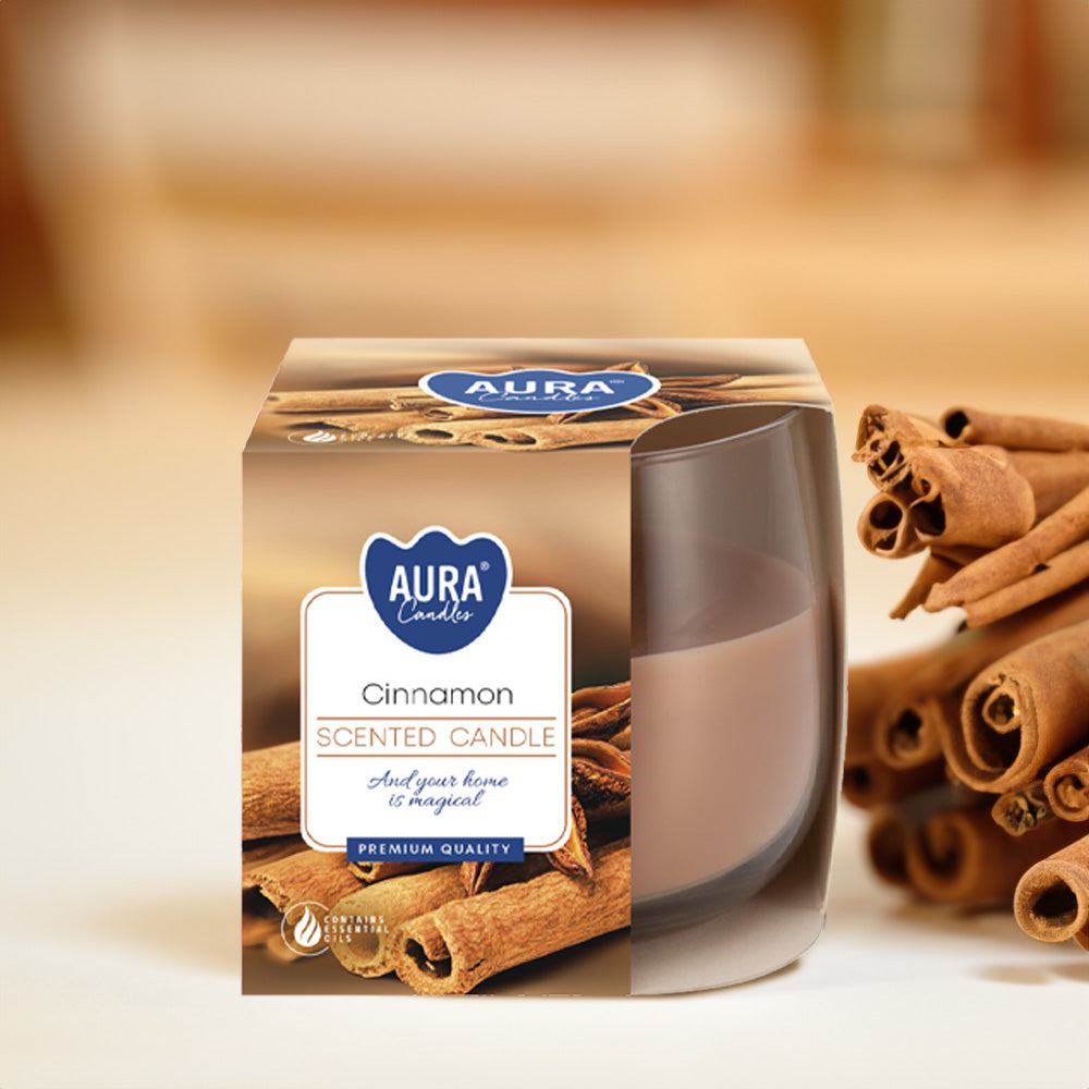 Vela Copo Aromático Canela 24h