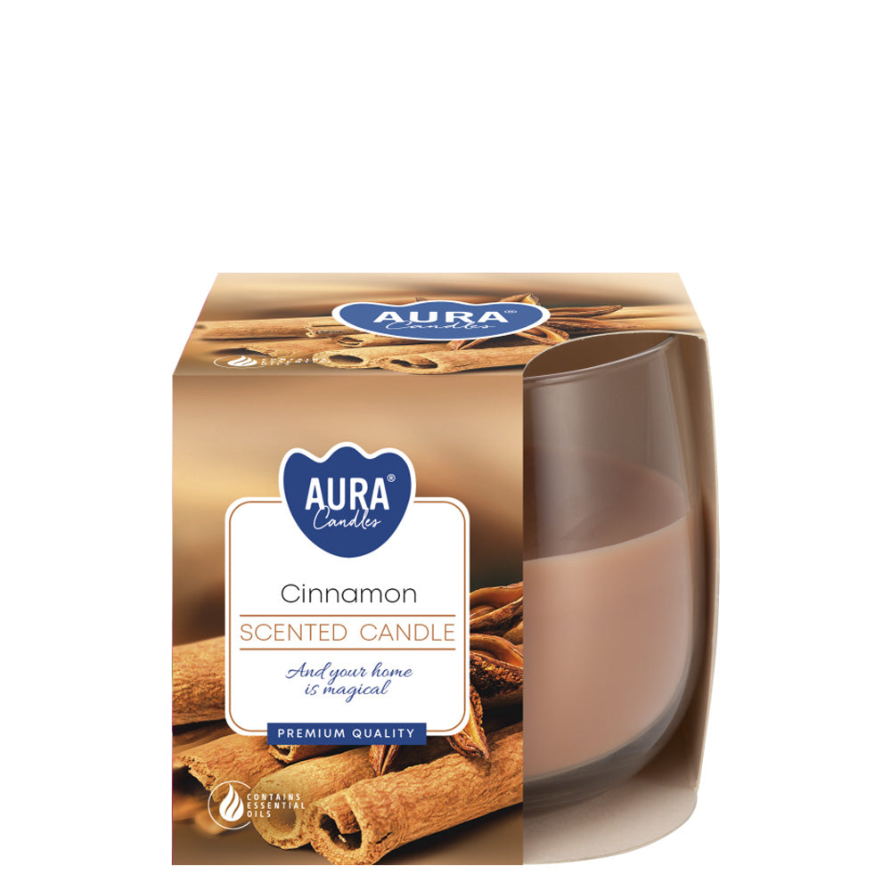 Vela Copo Aromático Canela 24h