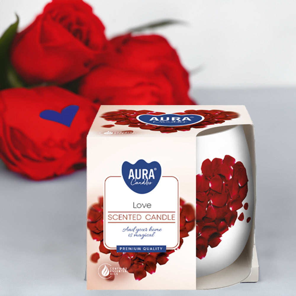 Vela Copo Aromático Amor 20h
