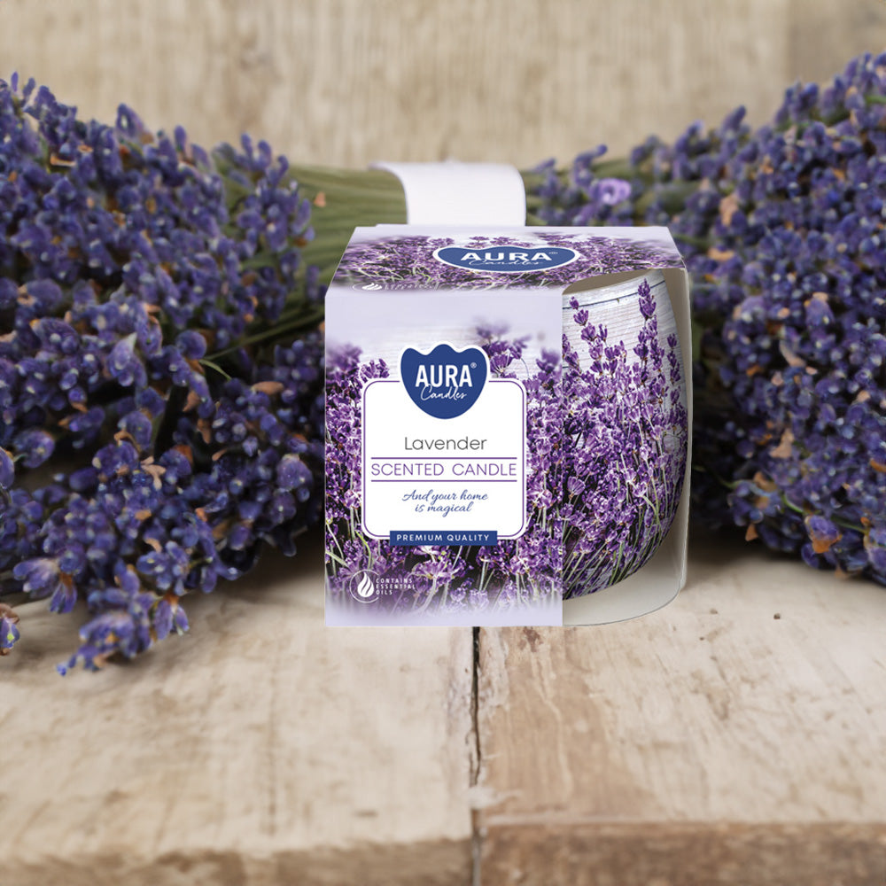 Vela Copo Aromático Lavanda 20h