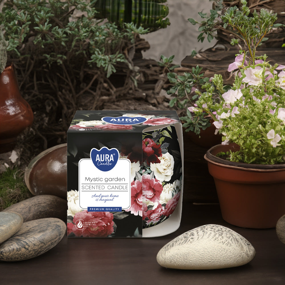 Vela Copo Aromático Jardim Mistico 20h