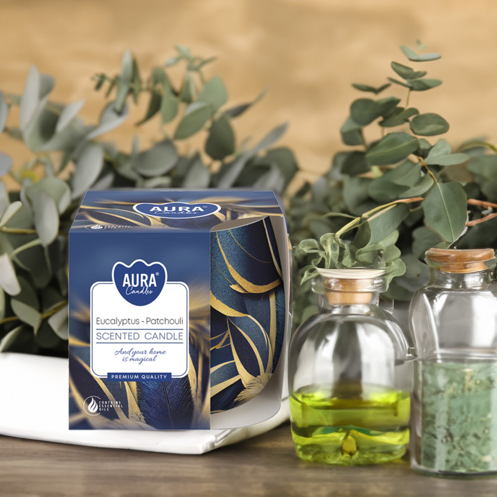 Vela Copo Aromático Eucalipto/Patchouli 20h