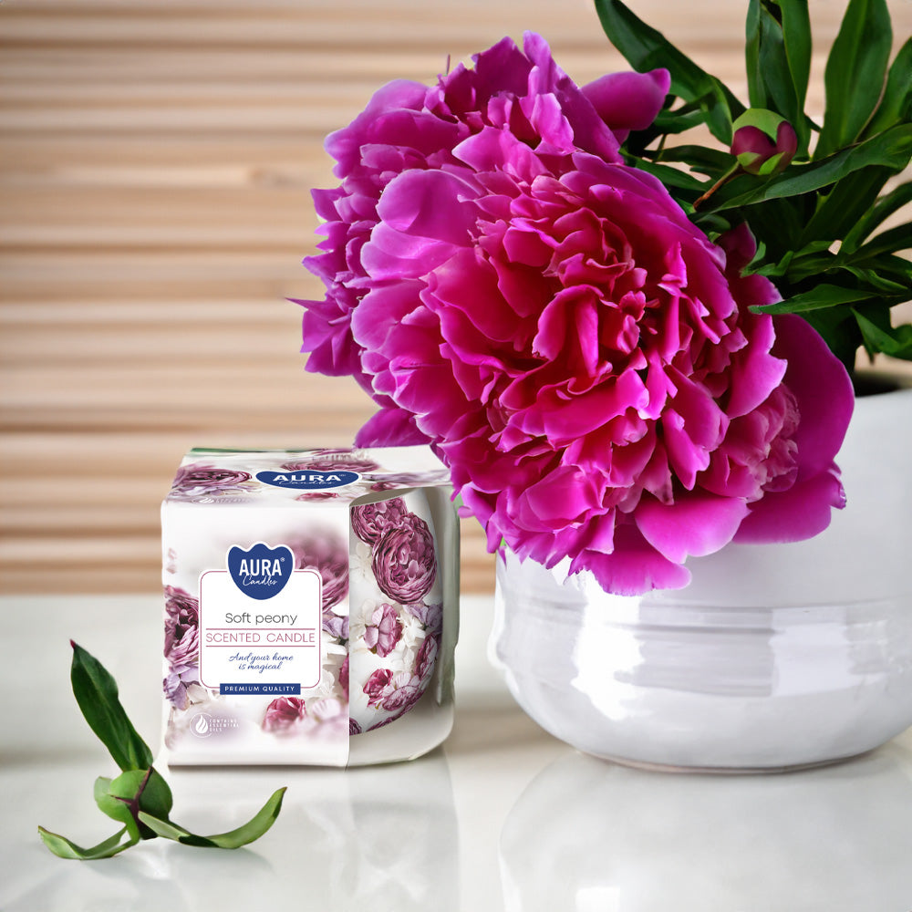 Vela Copo Aromático Peónia Suave 20h
