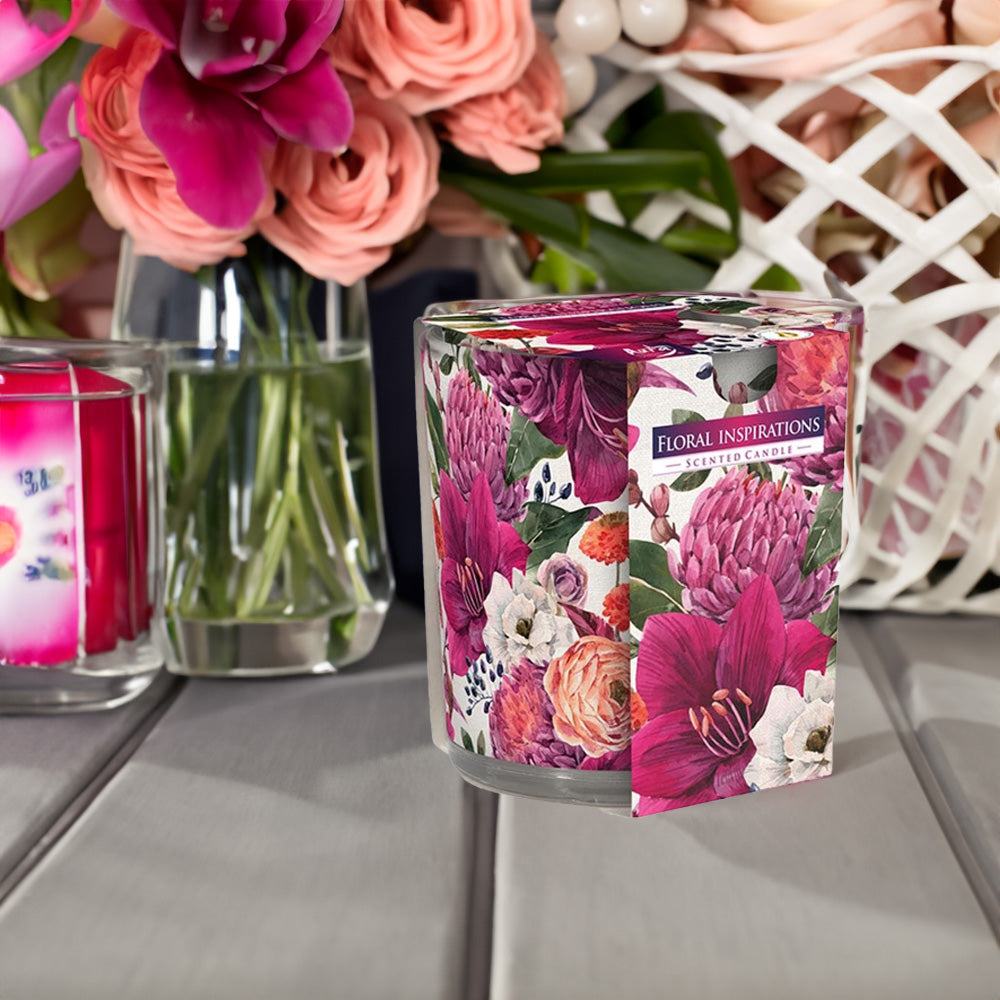 Vela Copo Aromático Inspirações Florais 22h