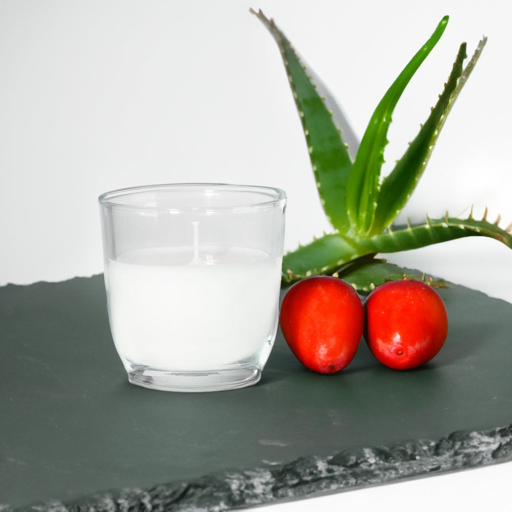 Vela Copo Aromático Frutos Vermelhos & Aloé 22h