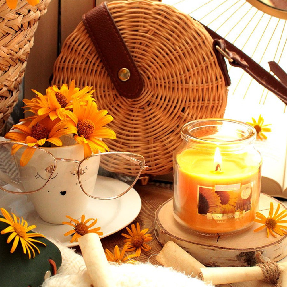 Vela Frasco Aromático SND71 Girassol 28 h