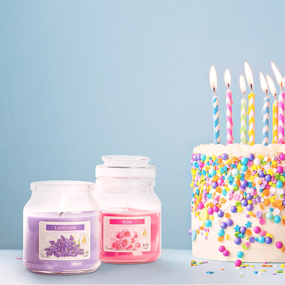 Vela Frasco Aromático Lavanda 28h