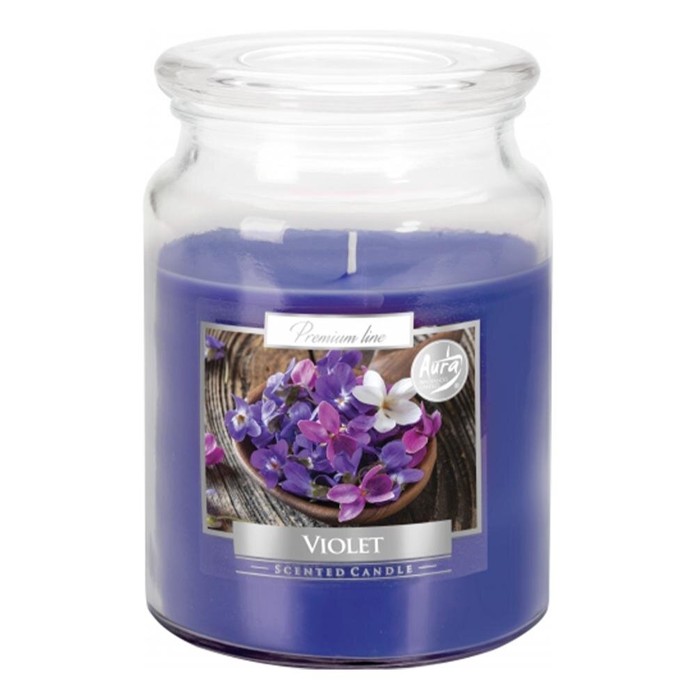 Vela Frasco Aromático Violeta 100h