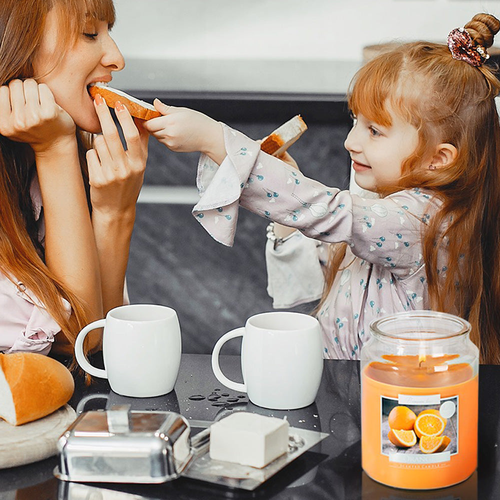 Vela Frasco Aromático Laranja 100h