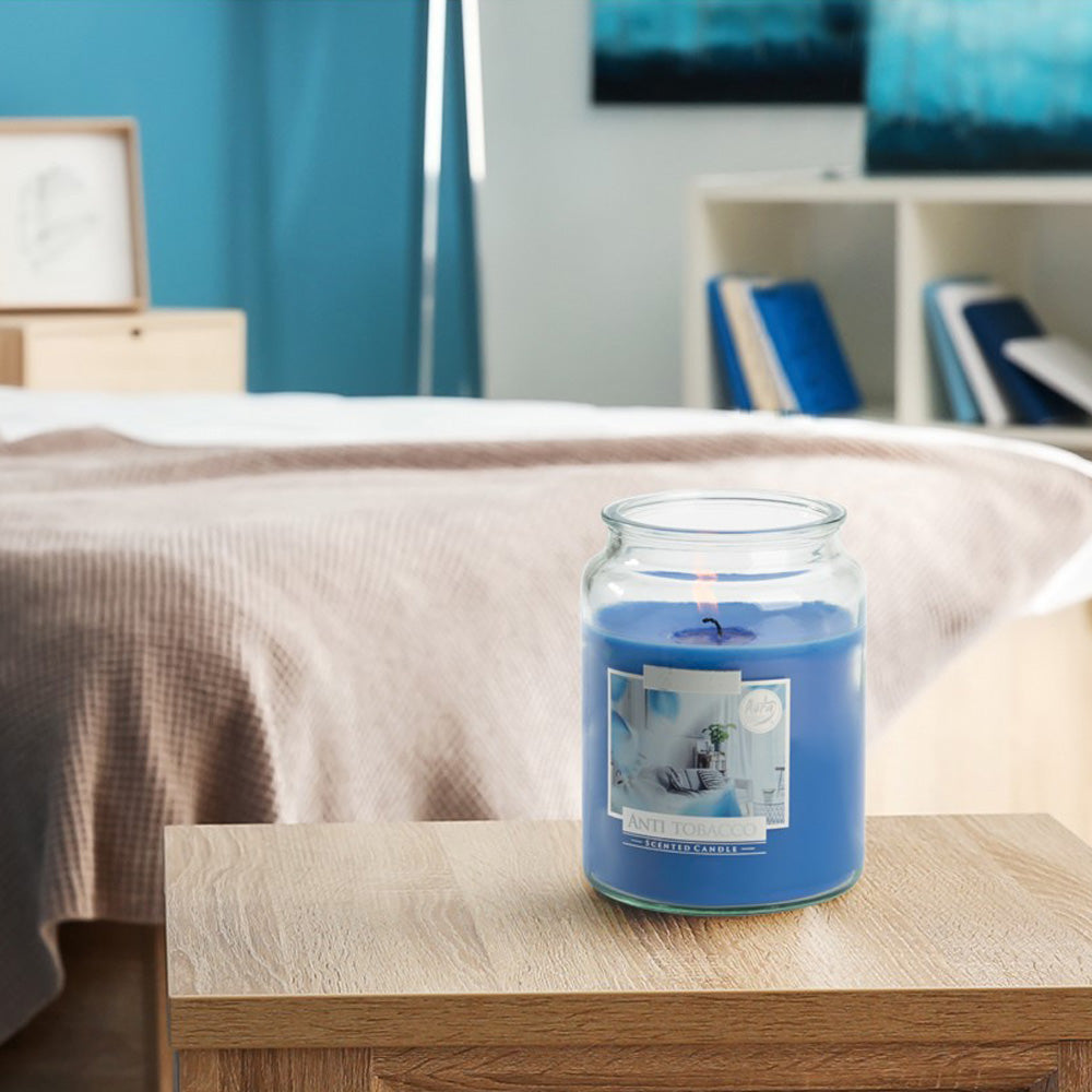 Vela Frasco Aromático Anti Tabaco 100h