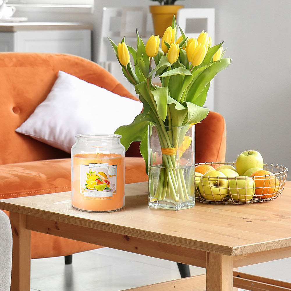 Vela Frasco Aromático Frutos Verão 100h