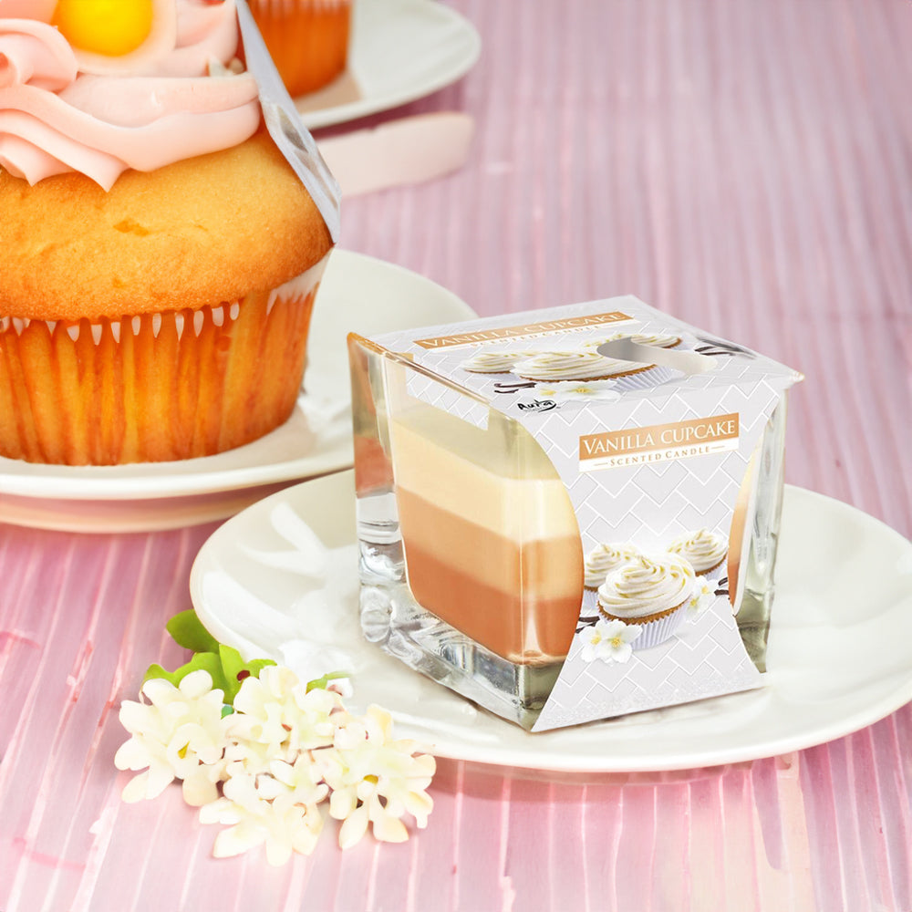 Vela Copo Aromático Bolo Baunilha 32 h