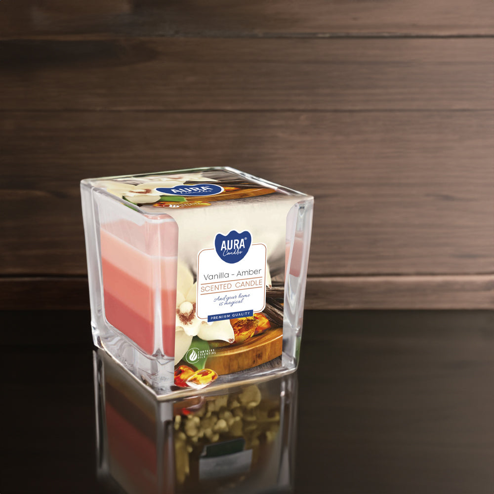 Vela Copo Aromático Baunilha & Ambar 32h