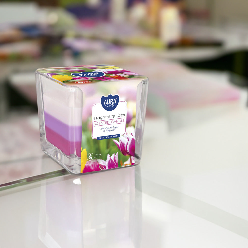 Vela Copo Aromático Jardim Perfumado 32h