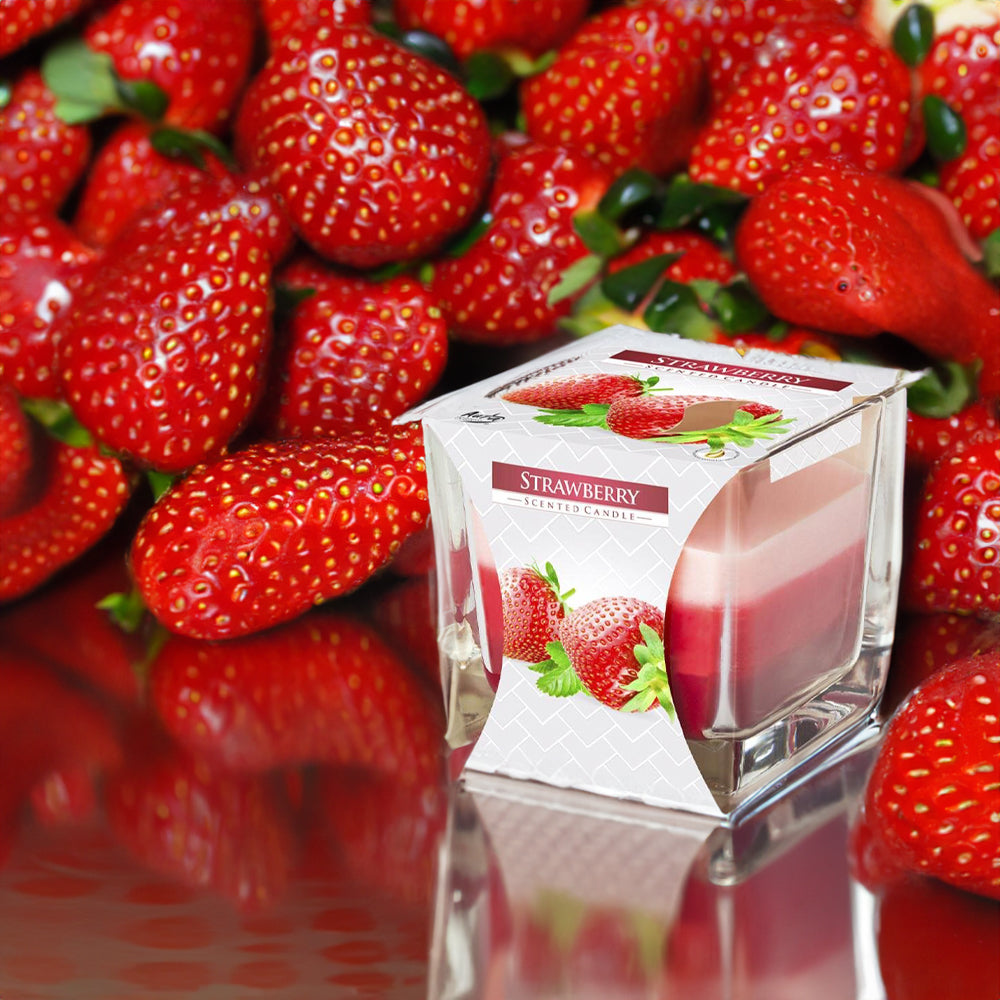 Vela Copo Aromático Morango 32h