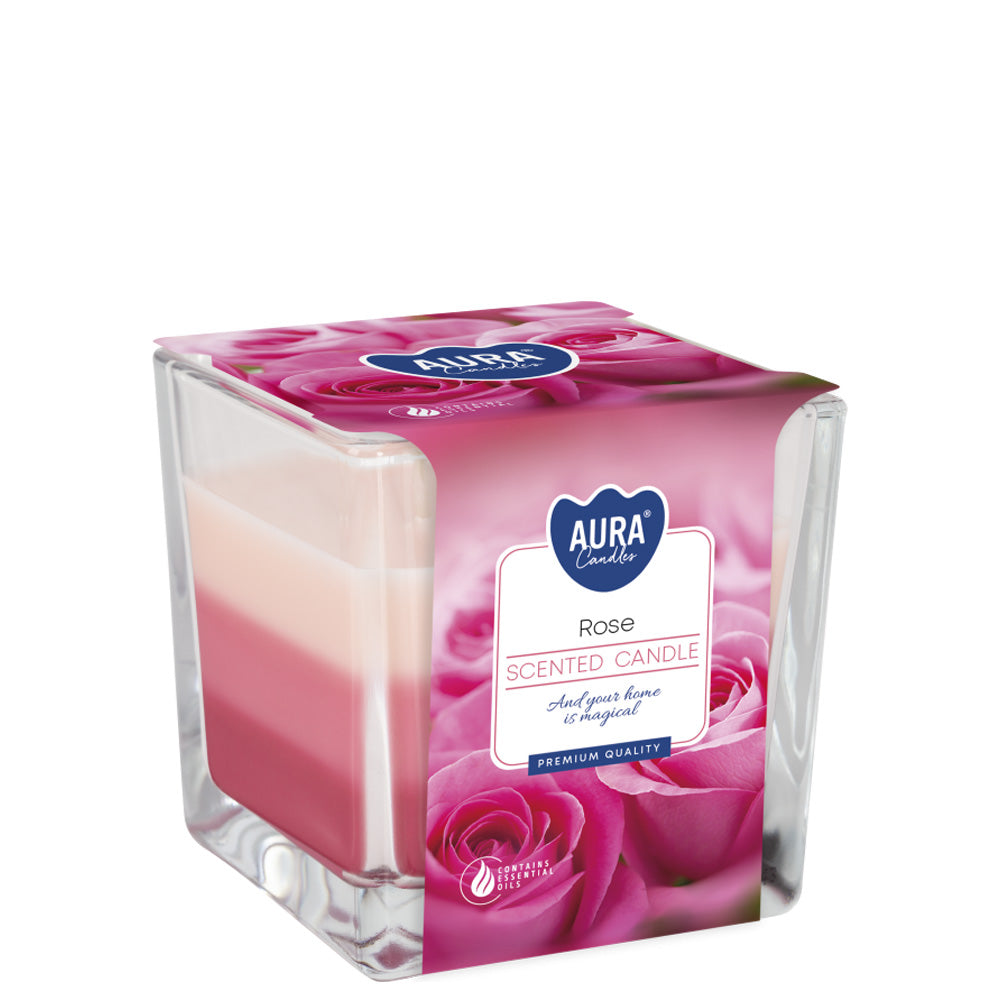 Vela Copo Aromático Rosa 32h