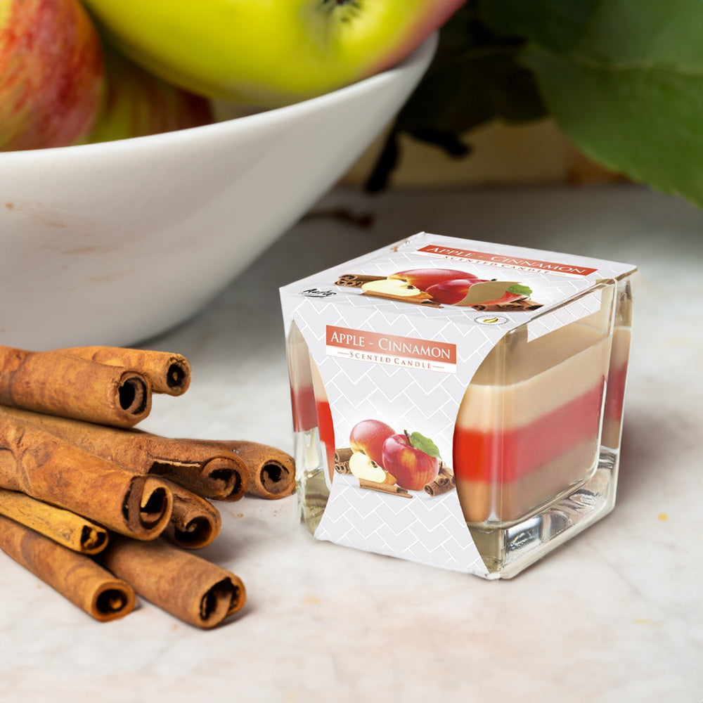 Vela Copo Aromático SNK80 Maçã & Canela 32 h