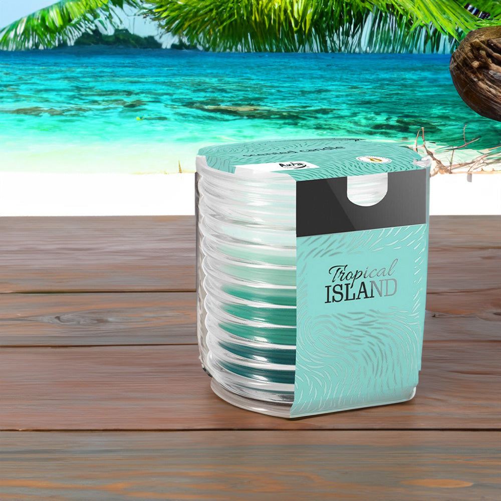 Vela Copo Aromático Ilha Tropical 28h