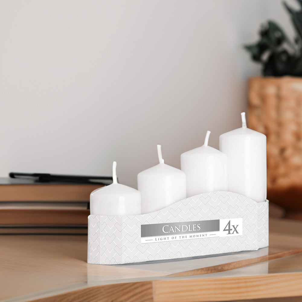 Vela Pilar 50/4 Pack.4 Branca 33h