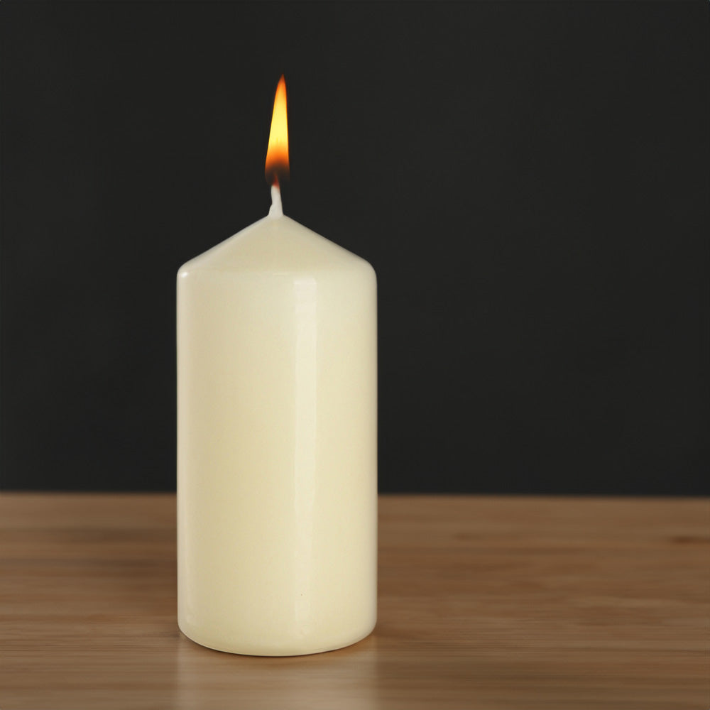 Vela Pilar 60x100mm Pérola 30h