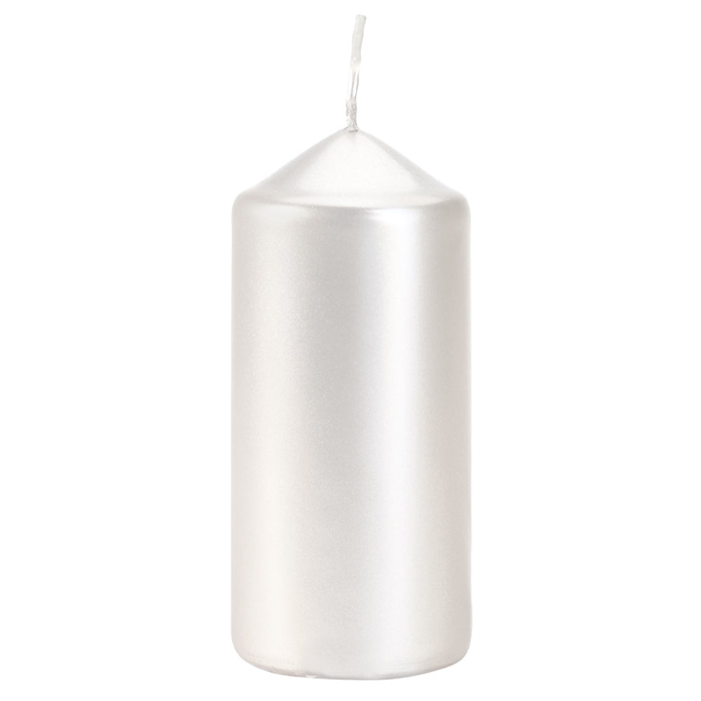 Vela Pilar 60x100mm Branca Metálico 30h