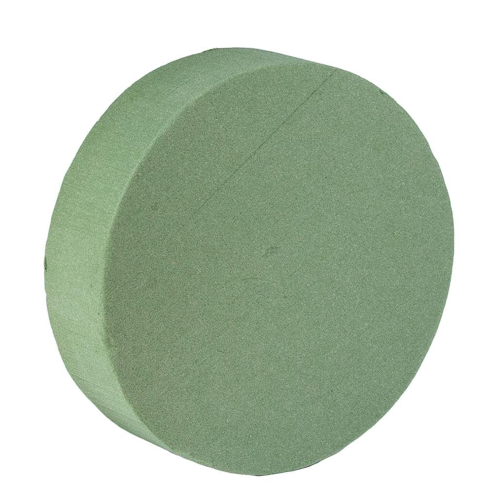 Esponja Floral Redonda p/Flores Naturais 190x60mm