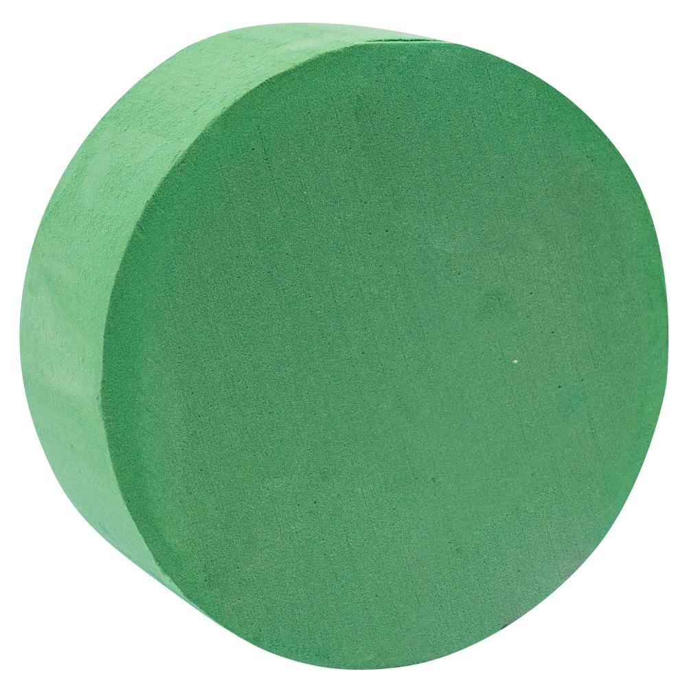 Esponja Floral Redonda p/Flores Naturais 220x90mm